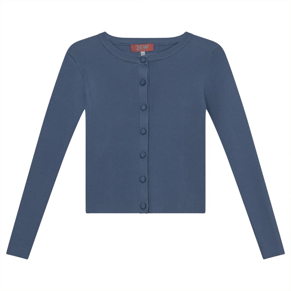 Cropped Knit Cardigan