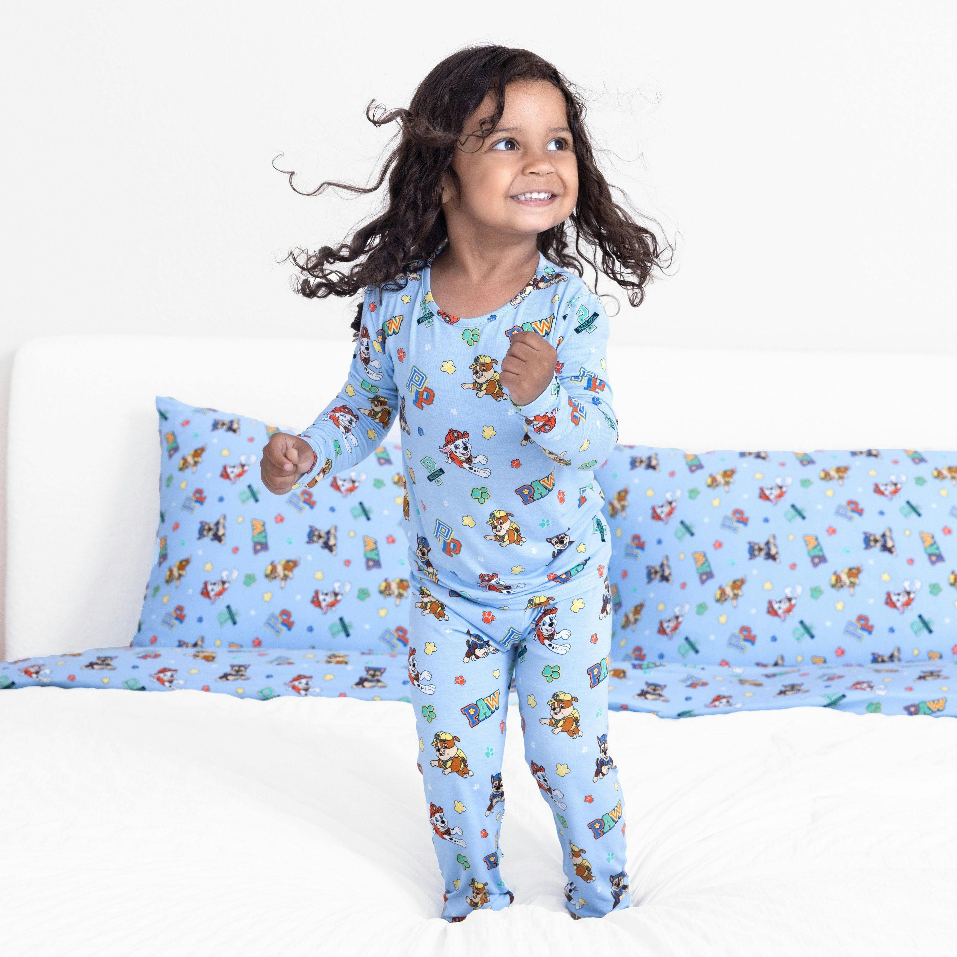 PAW Patrol: Varsity Blue Bamboo Kids Pajamas