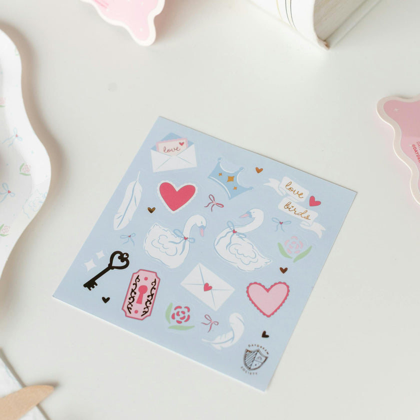 Love Birds Stickers