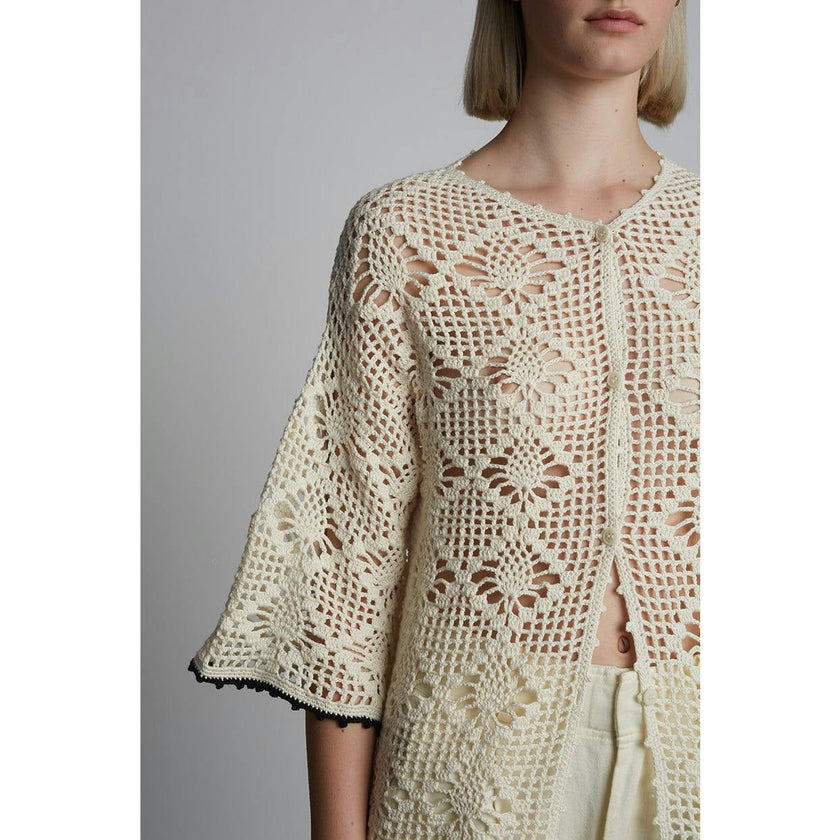 VIOLET CROCHET COVER UP | IVORY