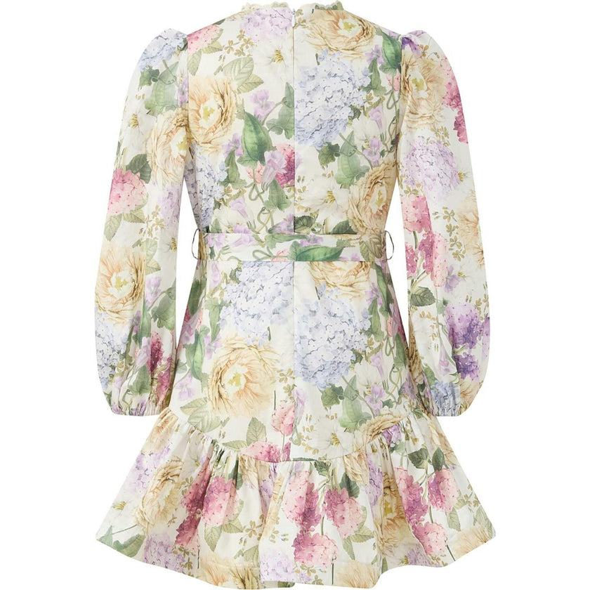 Seraphina Sleeve Cotton Mini Dress