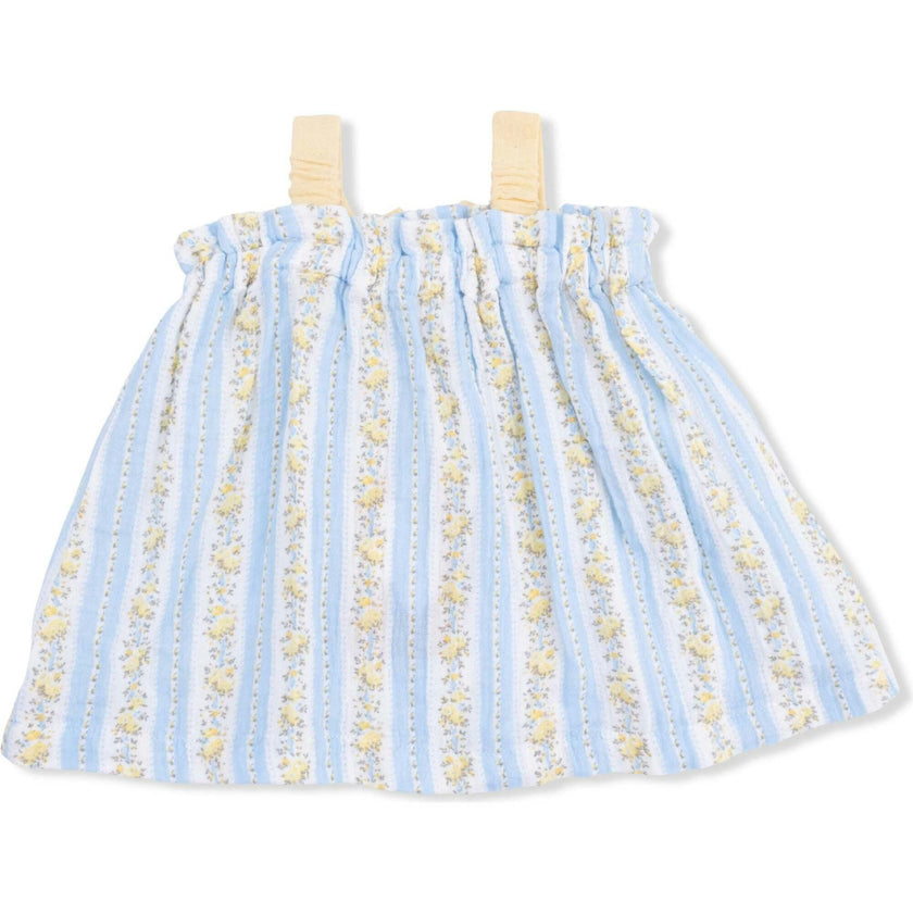 Odalys Floral Stripe - Top with Bows and Ruffle Leg Bloomer