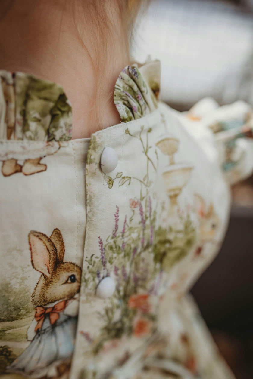 Aoki Dress-Bramble Rabbit Short Sleeve