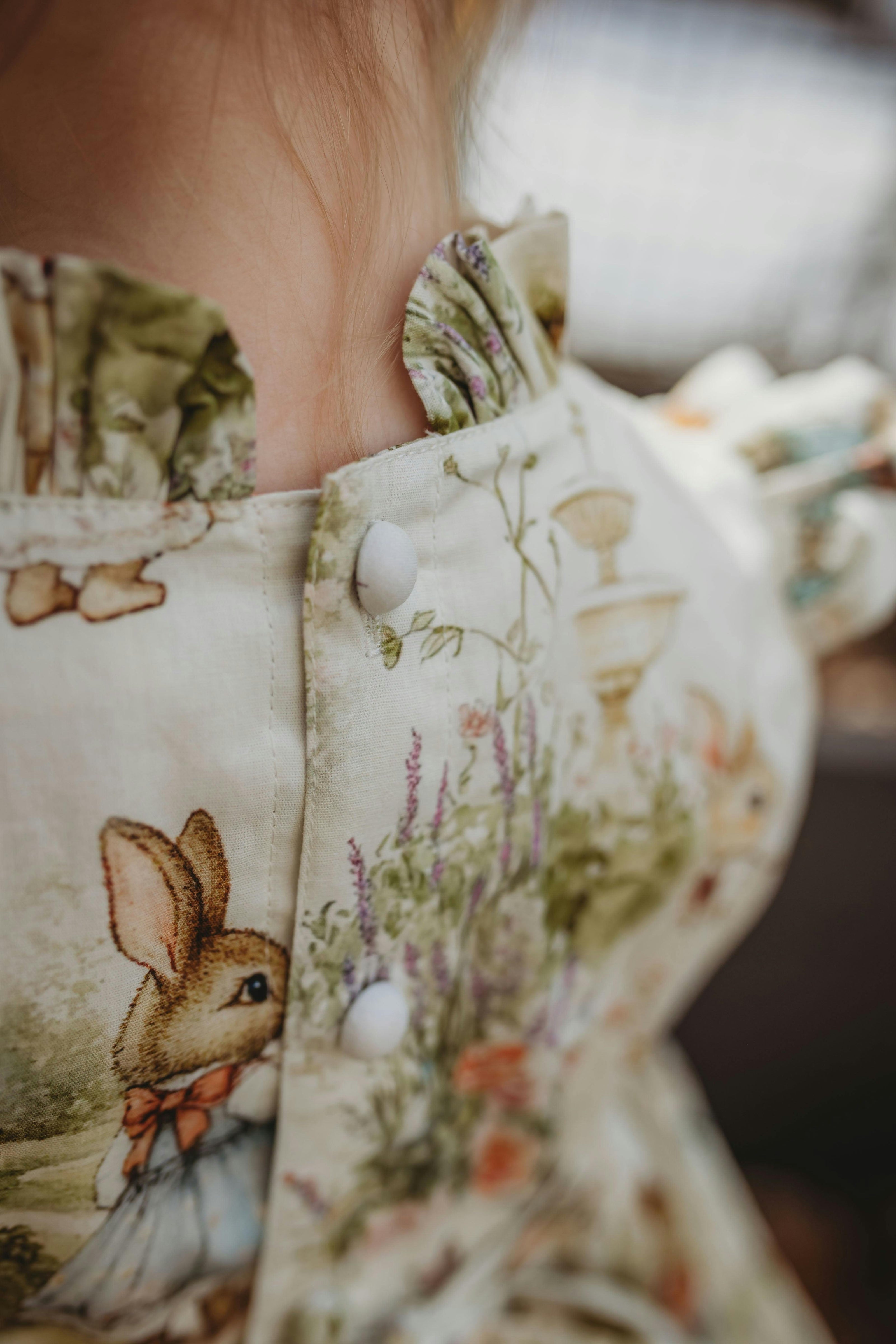 Aoki Dress-Bramble Rabbit Short Sleeve