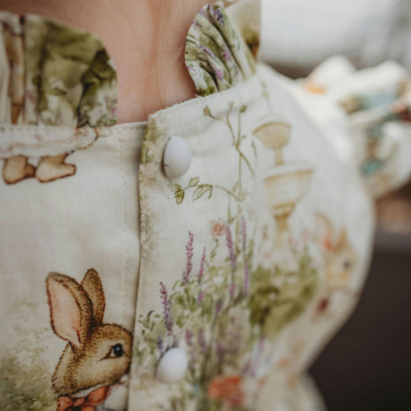 Aoki Dress-Bramble Rabbit Short Sleeve