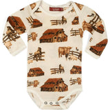 Homestead Organic Cotton Long Sleeve One Piece