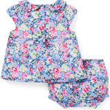 Baby Floral Ruffle Collar Matching Set