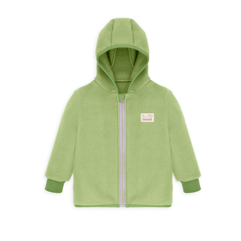 children's wool jacket - green pea