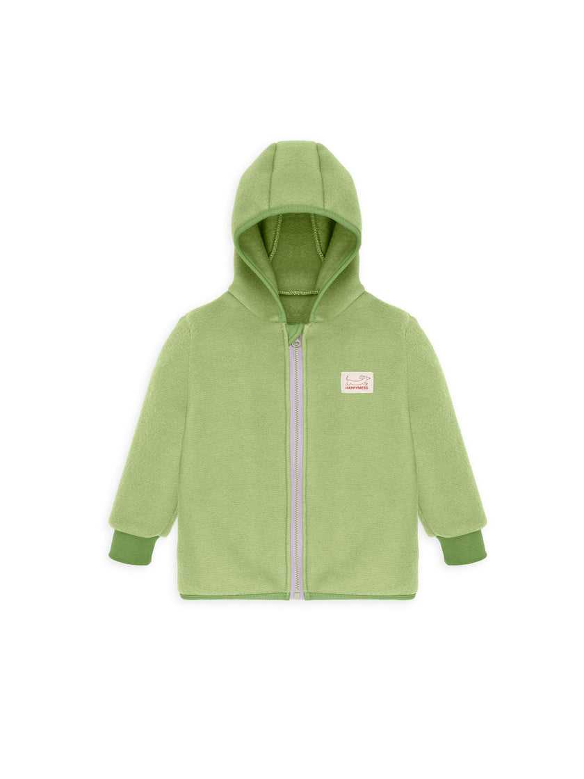 children's wool jacket - green pea