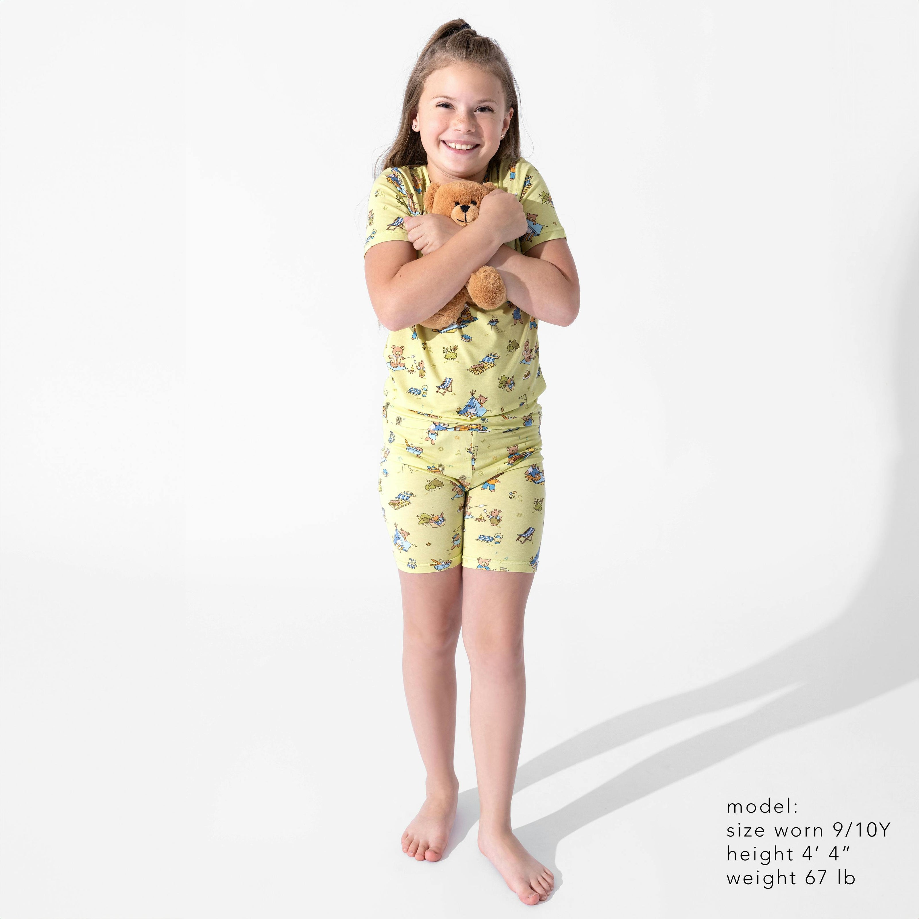 Teddy Picnic Kids Pajama Short Set