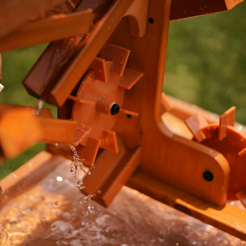 Outdoor Wooden Water Table for Toddlers | Kids’ Sensory Play Station