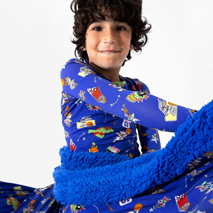 Space Jam Bamboo Sherpa Blanket