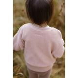 Teddy Fleece Dropped Shoulder Sweatshirt