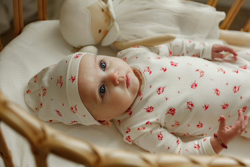 Flower Print Onesie