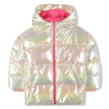Hooded down jacket