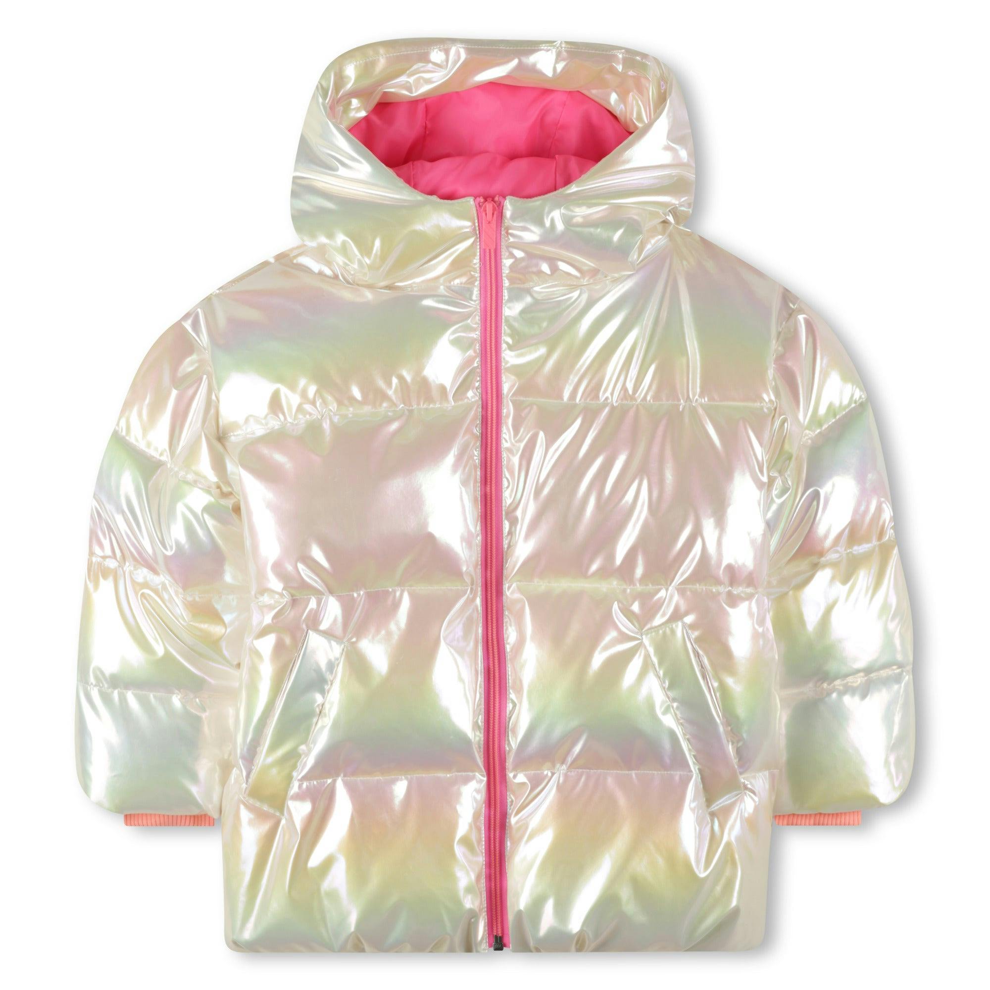 Hooded down jacket