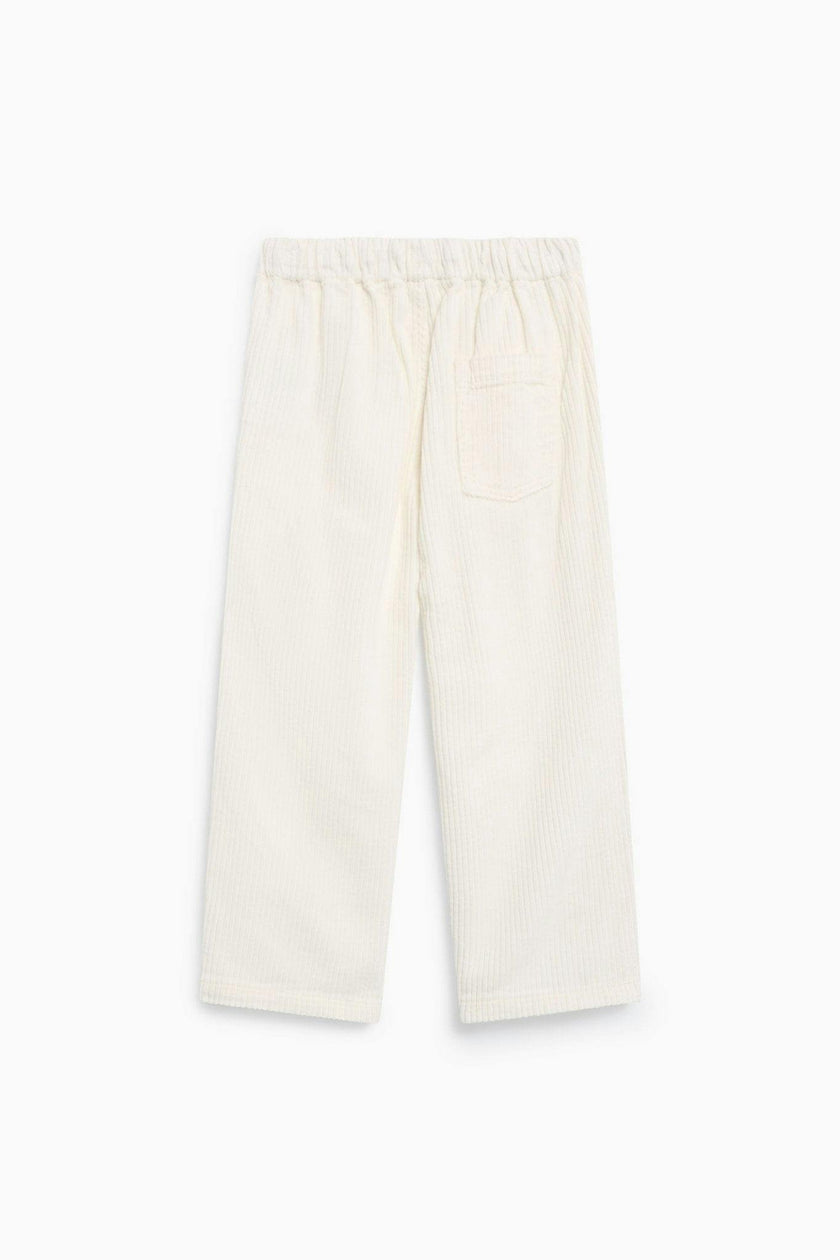 Elio Corduroy Trouser Whisper White
