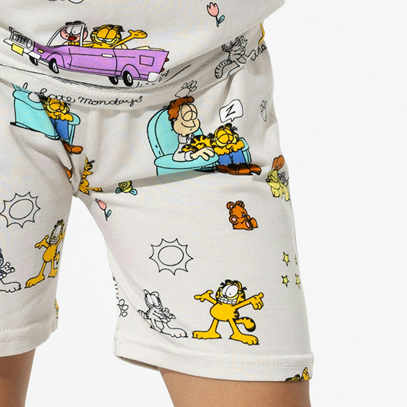 Garfield & Friends Bamboo Kids Pajama Short Set