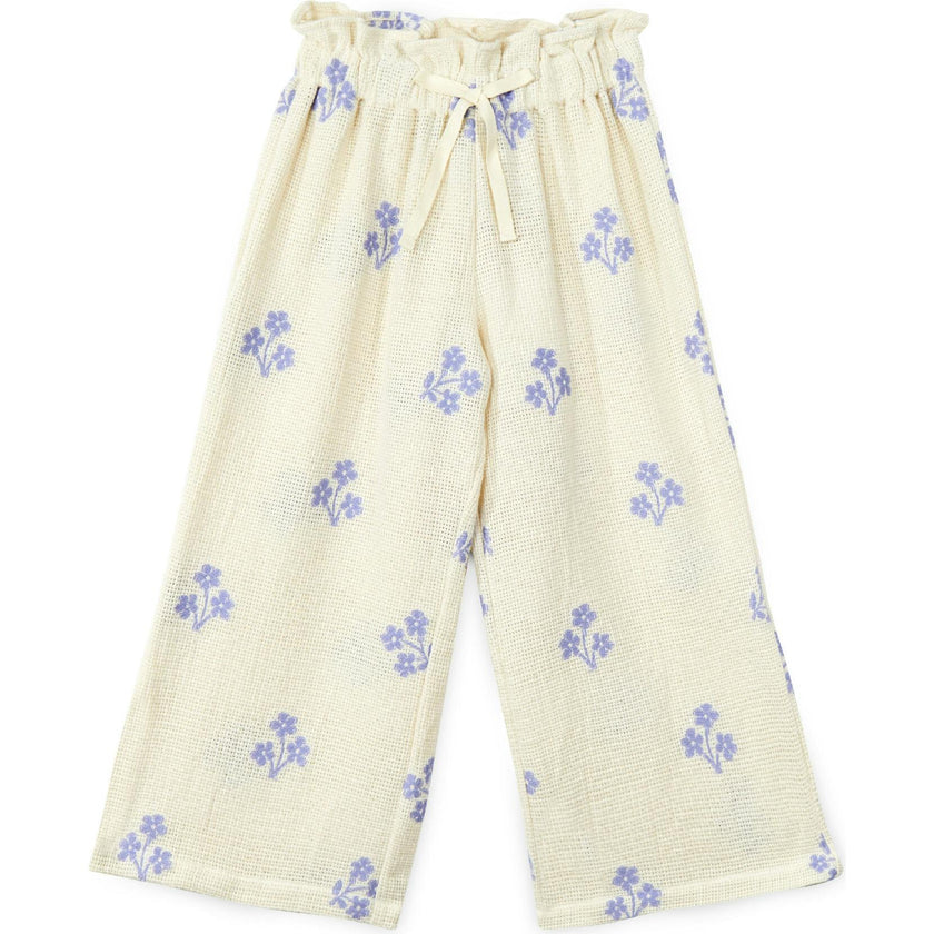 Mipounet SS26 Sandrine, Pant Ecru Blue