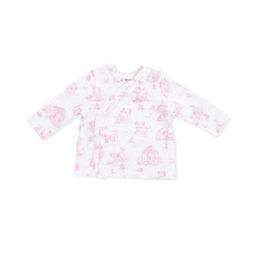 Puppy Toile Pink - Take Me Home Set with Convertible Pant
