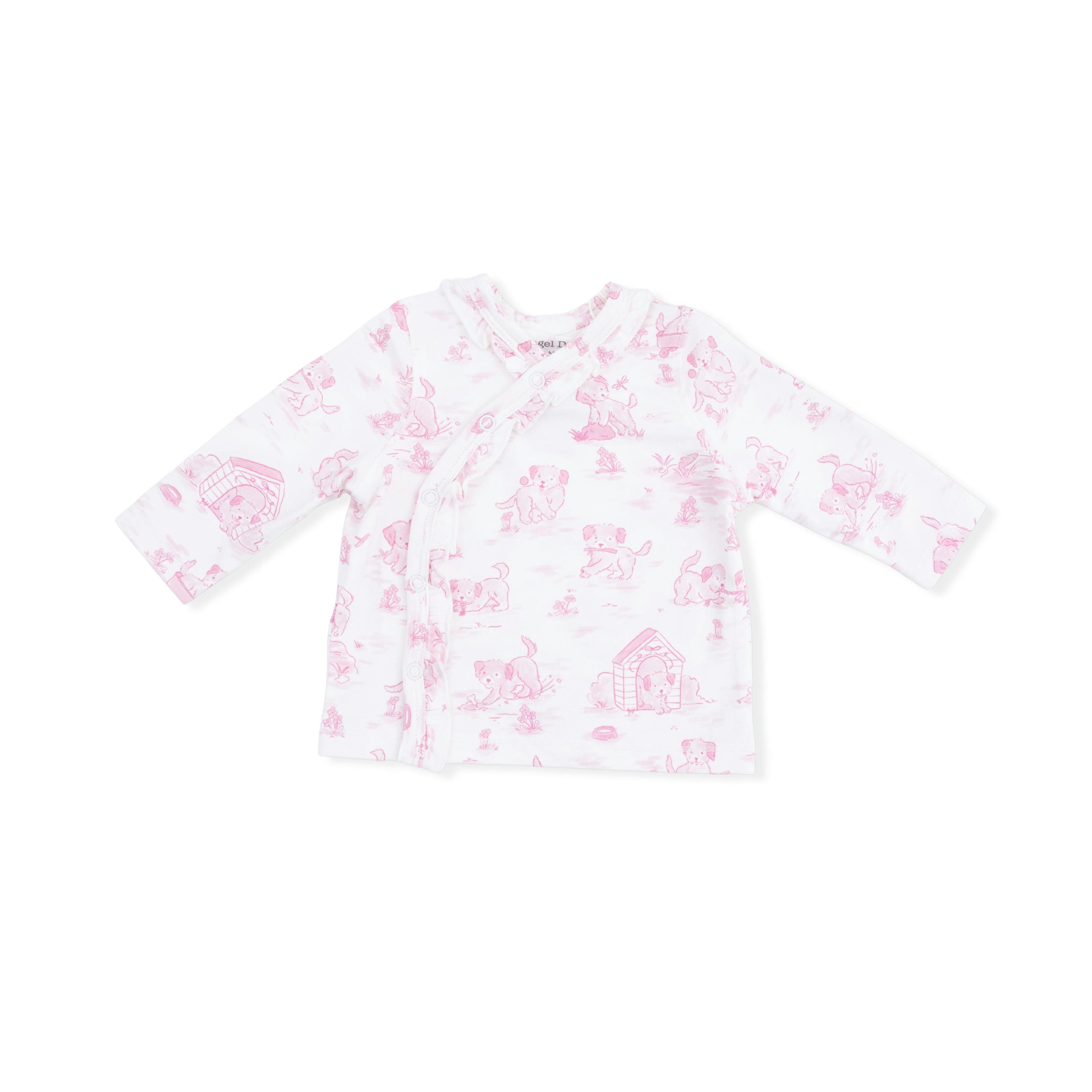Puppy Toile Pink - Take Me Home Set with Convertible Pant