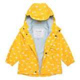 Recycled Waterproof Raincoat, Yellow