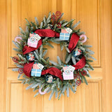 Disney® Mickey Mouse and Minnie Mouse Flocked Christmas Wreath Pre-Lit