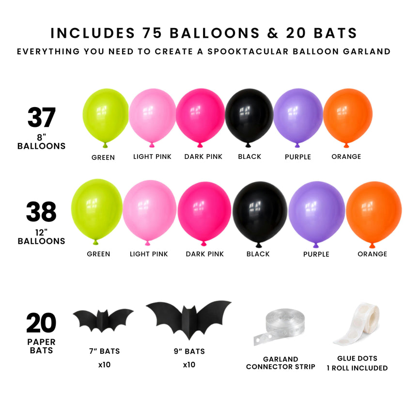 Balloon Garland Halloween Party Accessory