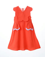 Colette Dress, Orange
