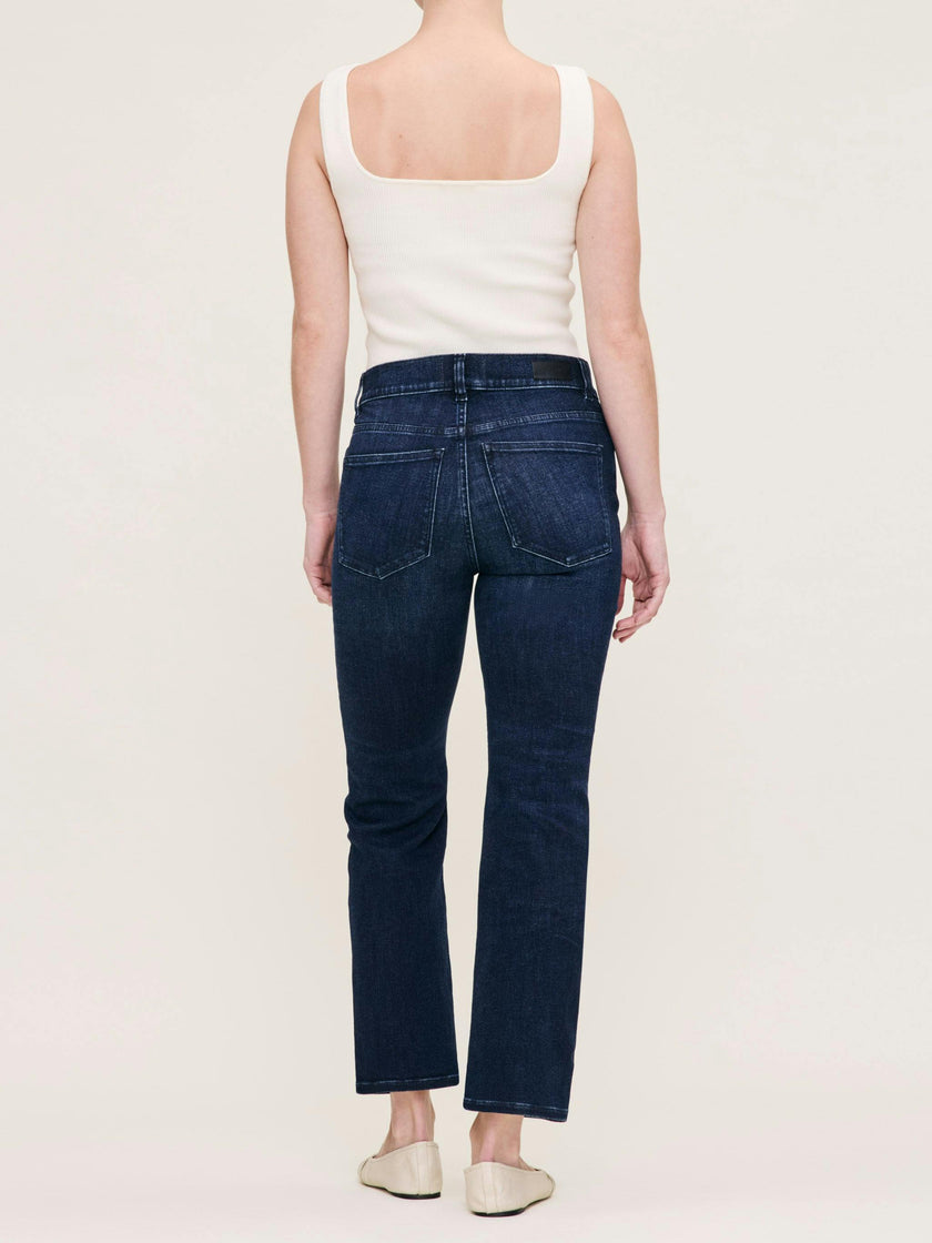 Halle Straight Petite High Rise Instasculpt™ 25.5" Jeans | Mediterranean