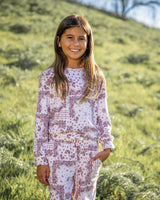Luna Bandana Hacci Top - Pink Marshmallow