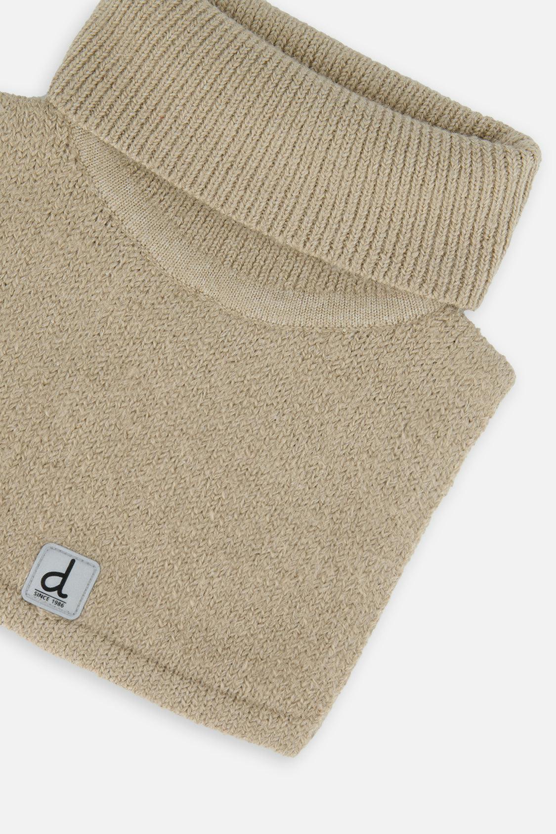 Baby Knit Turtle Neckwarmer Light Taupe