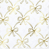 Gold Bow Small Napkins