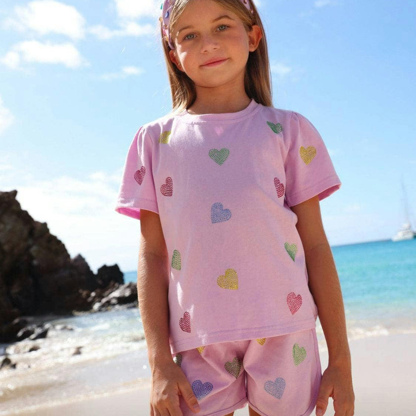 Crystal Hearts Short Set