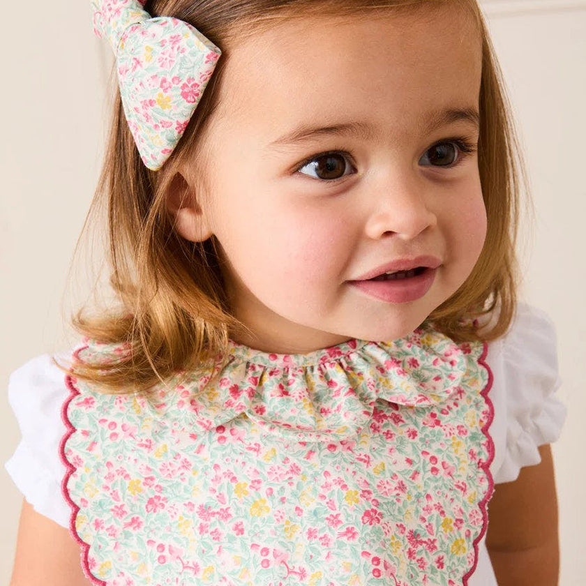 Adelaide Floral Medium Bow Hair Clip
