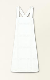 Ica Dress in White Marine Eyelet