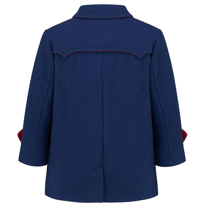 Marylebone Pea Coat - Portland Blue