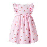 Strawberry Gingham Sundress & Hat