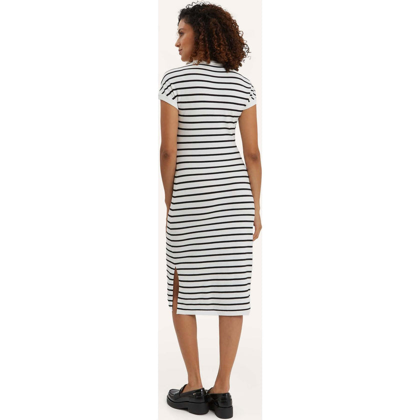 Women's Maternity Lydia Striped Knit Knotted Dress, Stripes