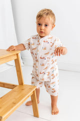 Beach Dogs Pima Cotton Short Romper