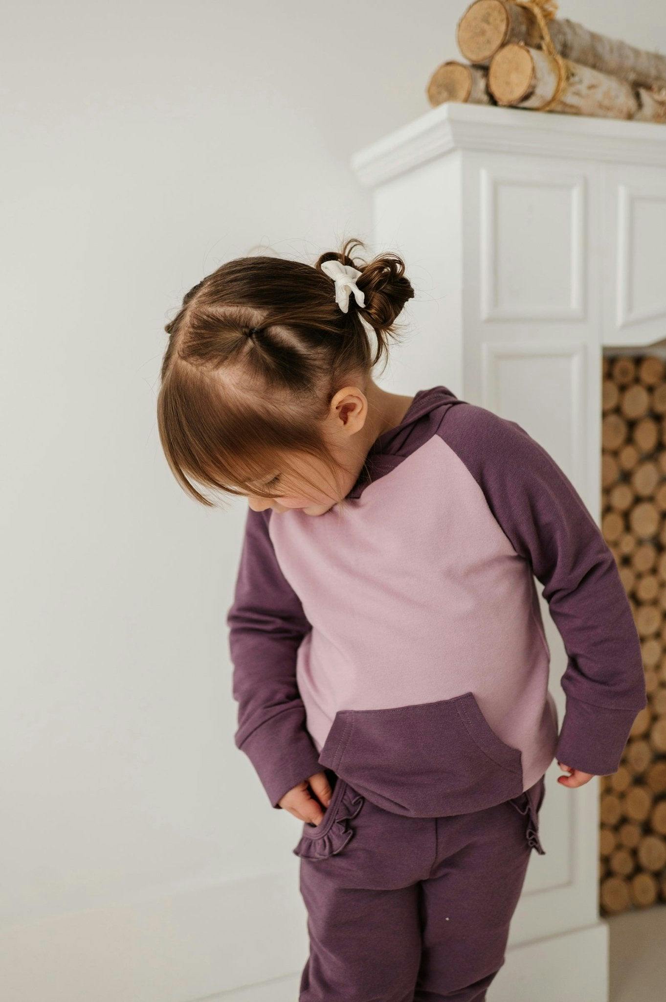 Raglan Hoodie Lavender Cloud