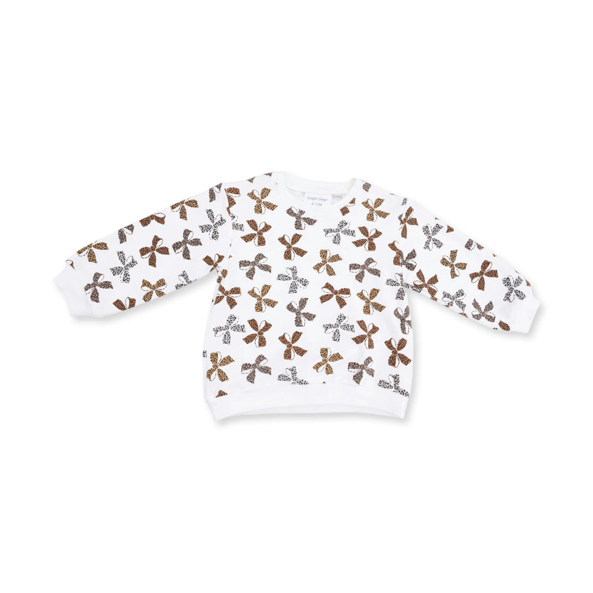 Leopard Bows - Oversized Sweatshirt