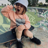 Kids’ Sunset Crew Sweatshirt - Waves