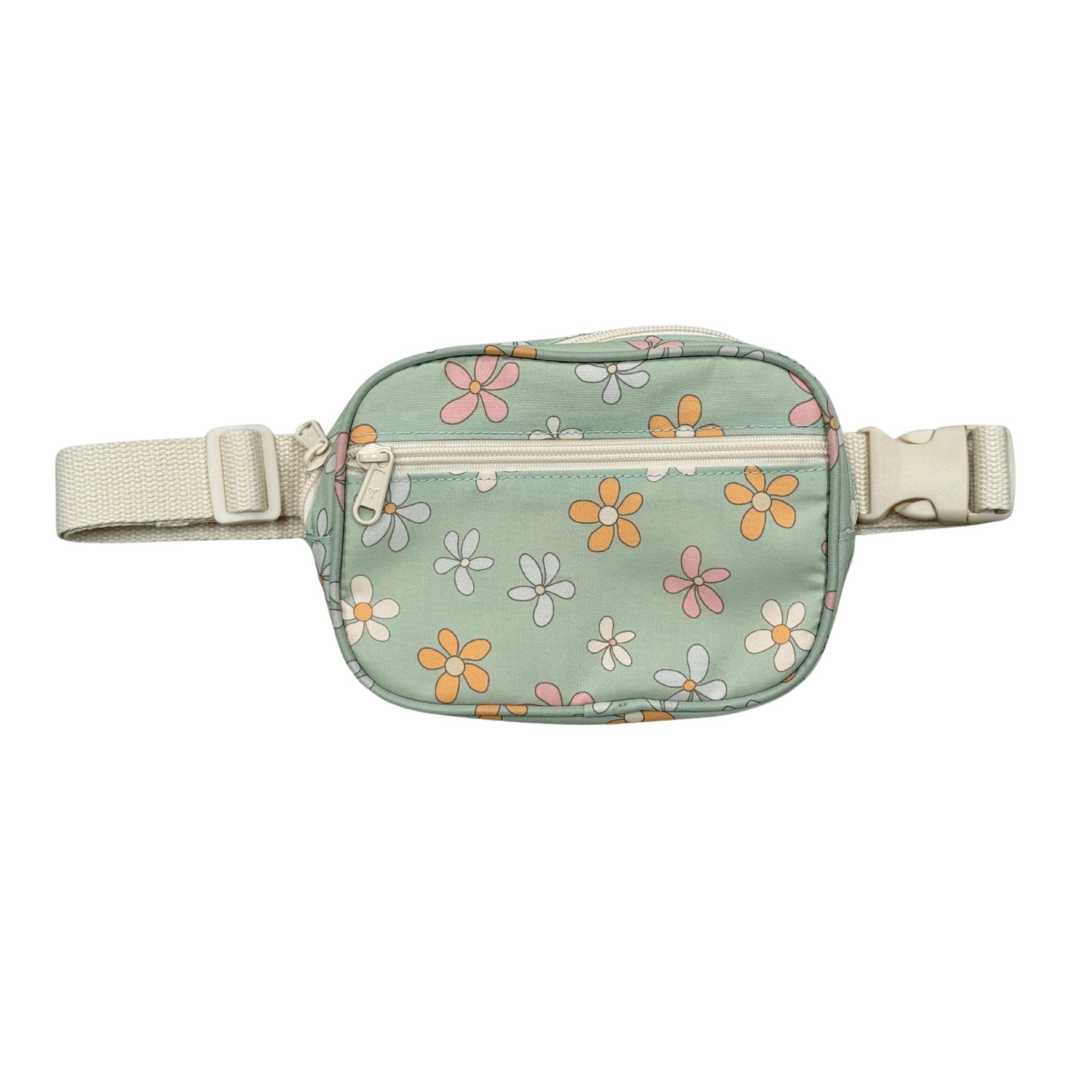 Girls Mini Belt Bag in Sketched Daisy