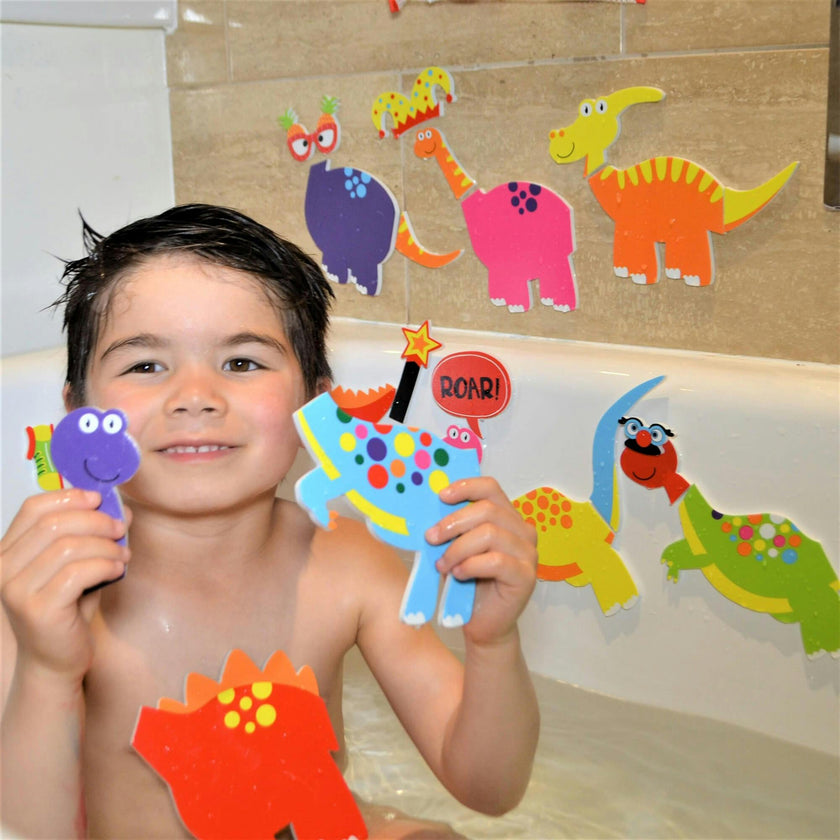 Buddy & Barney: Weird & Wonderful Dinosaurs Bath Time Stickers
