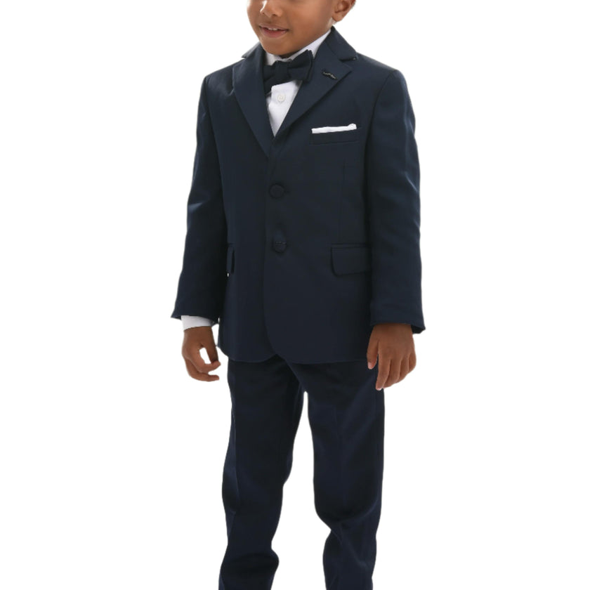 Navy Blue Peak Lapel Tuxedo