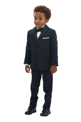 Navy Blue Peak Lapel Tuxedo