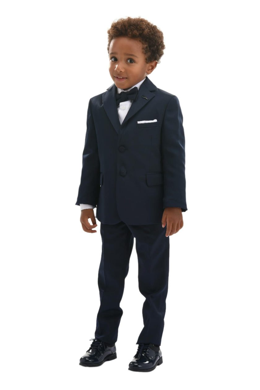 Navy Blue Peak Lapel Tuxedo
