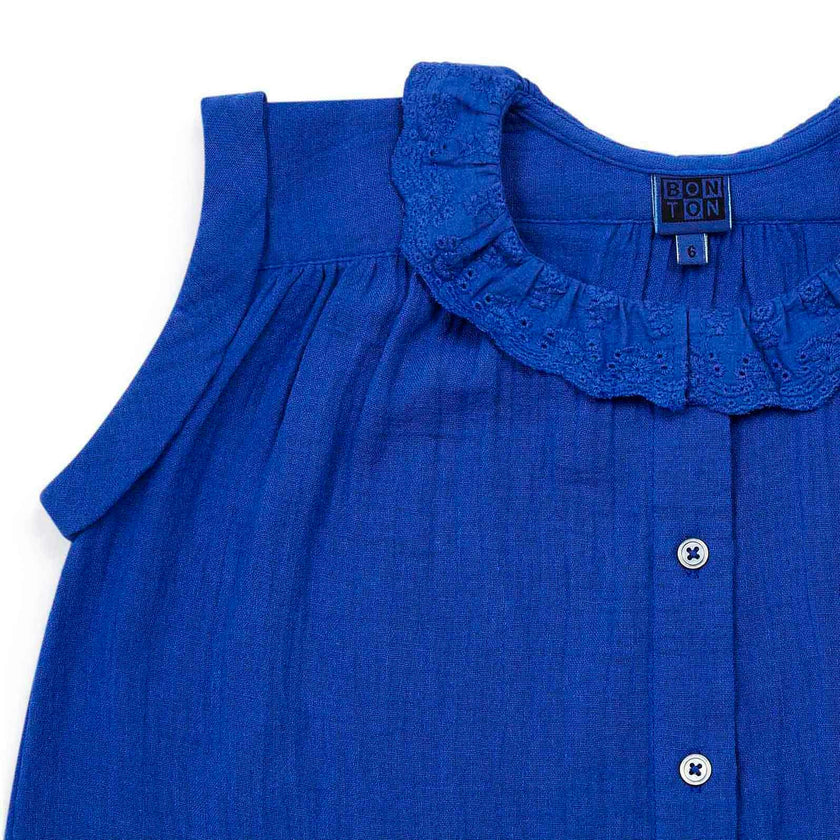 BONTON Bleu Vacances Nectari Blouse