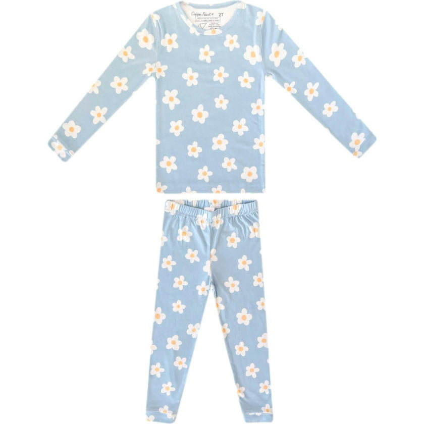 Della 2pc Long Sleeve Pajama Set, Florals